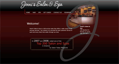 Desktop Screenshot of jennissalonandspa.com